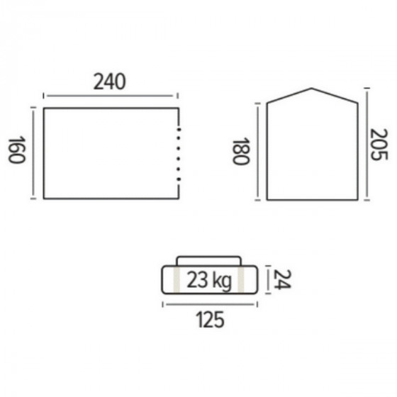 Abri camping Trigano Multifonction