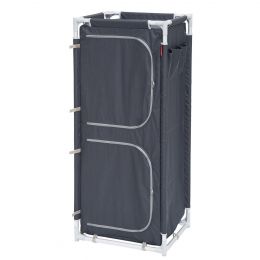 meuble de rangement pliant gris/noir