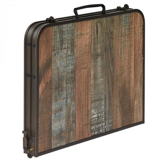 Mini driftwood  carry case table