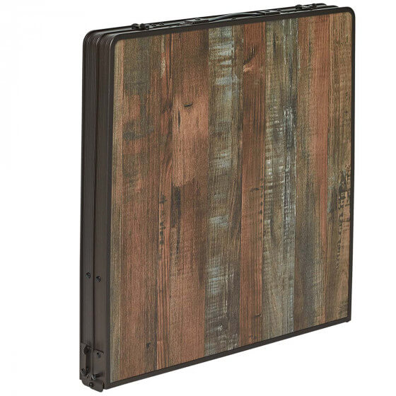 Premium driftwood carry case table