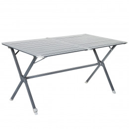 Aluminium table 140 cm