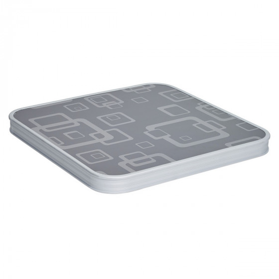 Grey table top for folding stool