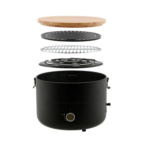 Barbecue de camping mini chef  avec accessoires