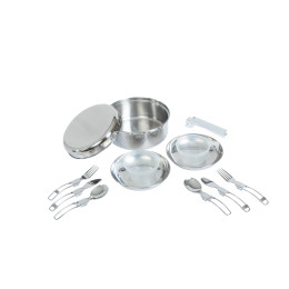 2-person stainless steel cookware