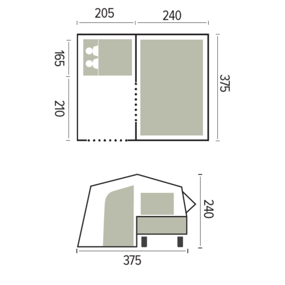 Caravane pliante CAMPTRAIL