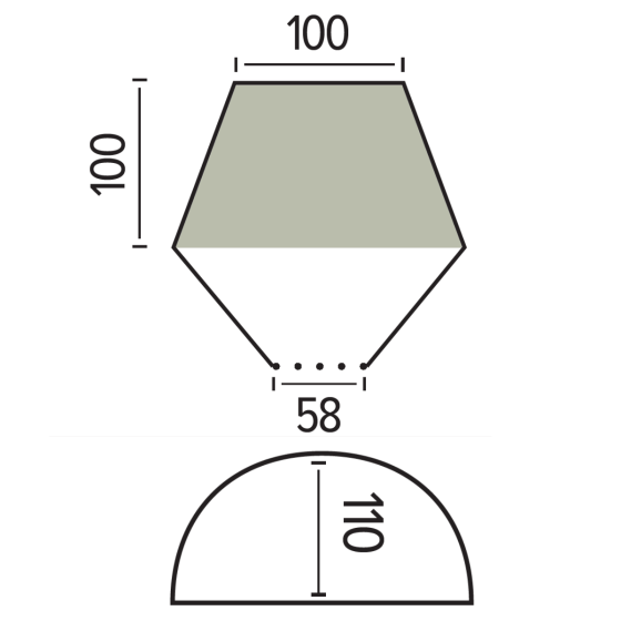 Beach shelter tent - TRIGANO