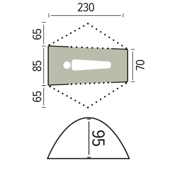 JAYA  1-man hiking tent - JAMET