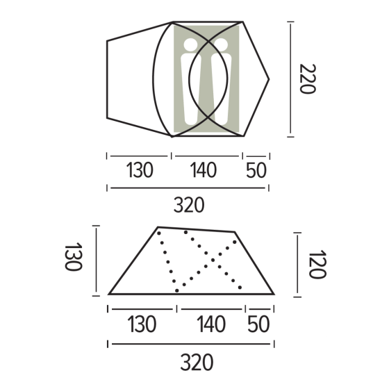 GYRO 2-man bike tent - JAMET