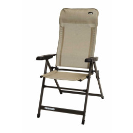 Fauteuil camping dossier haut SLIM - Moka