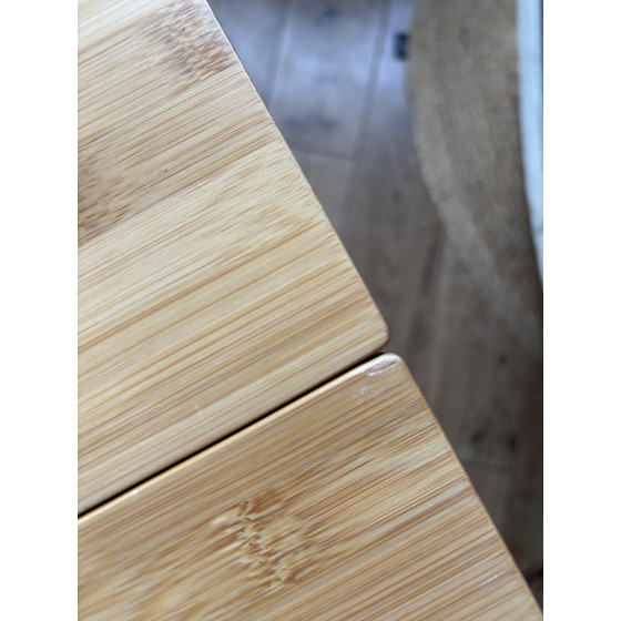 Table camping en bambou - 4 plis