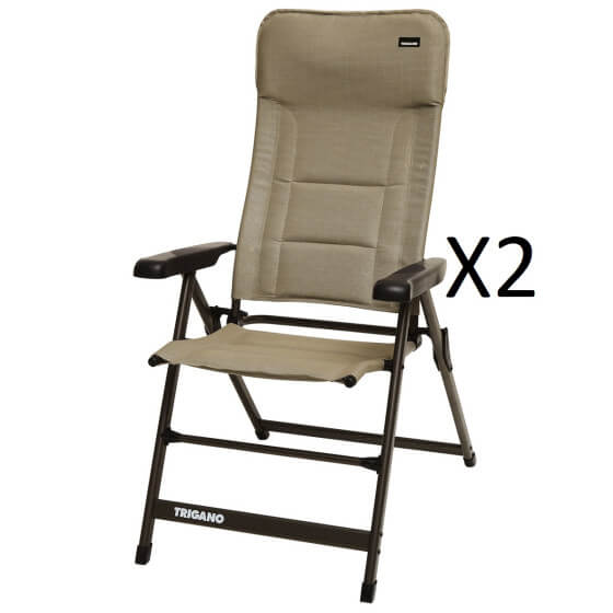 Fauteuil camping matelassé AIR MOKA