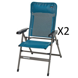 Pack 2 fauteuils ELECTRA dossier bas + housse