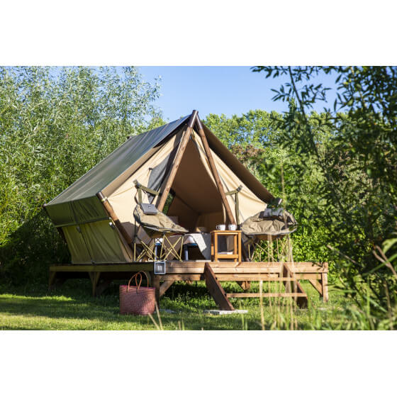 Tente Lodge 2 places Moorea Trigano 
 profil gauche