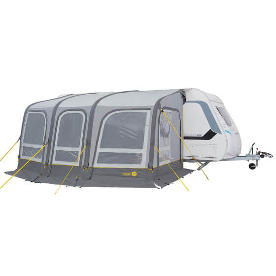 Auvent de caravane gonflable LIMA volets fermés