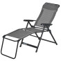 Fauteuil camping alu dossier bas SLIM cocoon + repose-pied