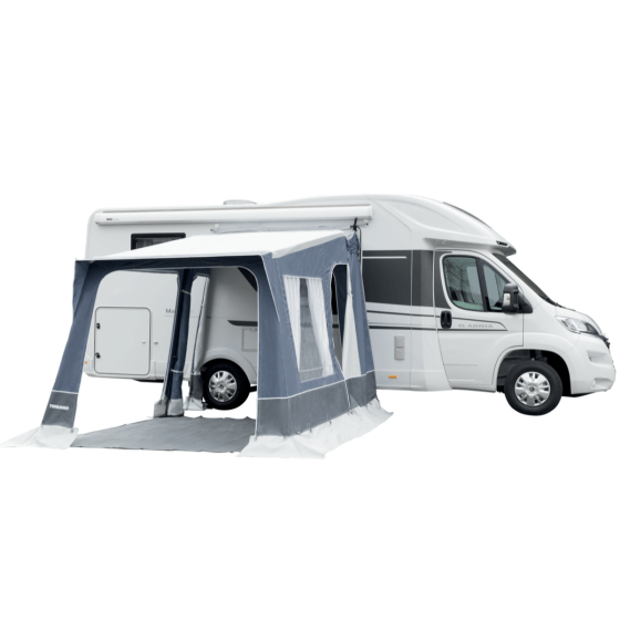 Auvent de camping-car OSLO ouvert  fibre de verre