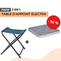 Pack Table d'appoint ELECTRA - gris
