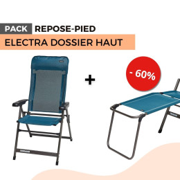 Pack fauteuil Electra Dossier haut + repose-pied