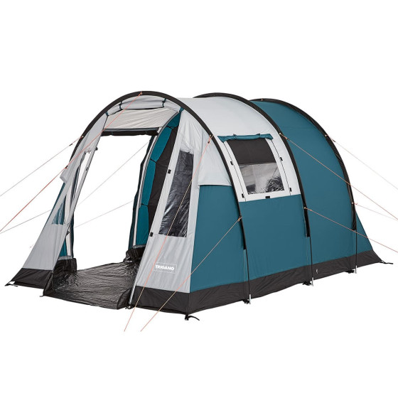 Tente de camping 2 places Bilbao 2 TRIGANO - bavette dépliée Tente de camping 2 places Bilbao 2 TRIGANO - bavette dépliée