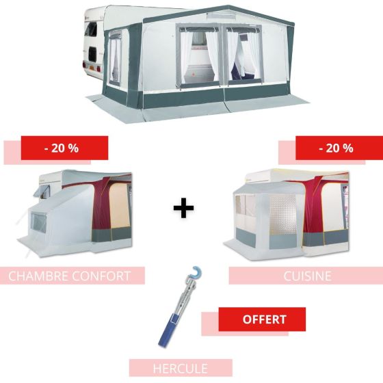 Pack auvent MONTREUX 2,50m - Grand confort
