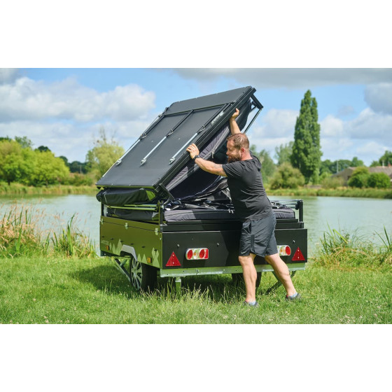 Caravane pliante JAMET Eco - ouverture Caravane pliante JAMET Eco - ouverture