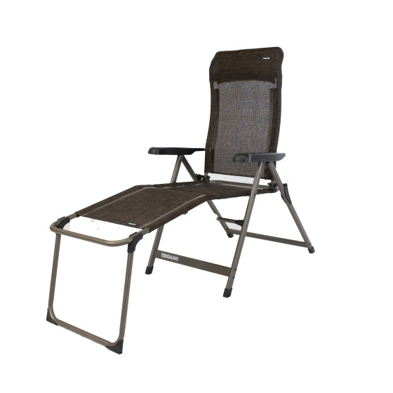 Fauteuil alu dossier haut slim cuivre - Trigano