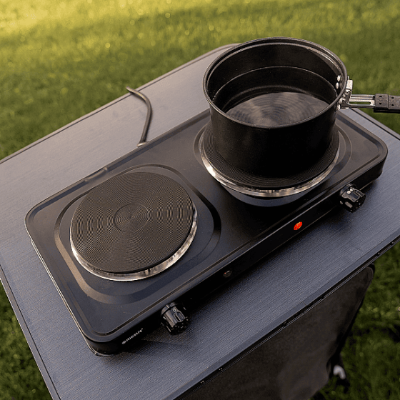 Réchaud 2 feux électrique Mestic cuisine camping