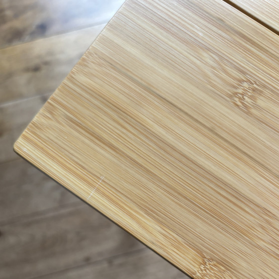 Table camping en bambou - 4 plis