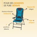 Fauteuil camping matelassé
