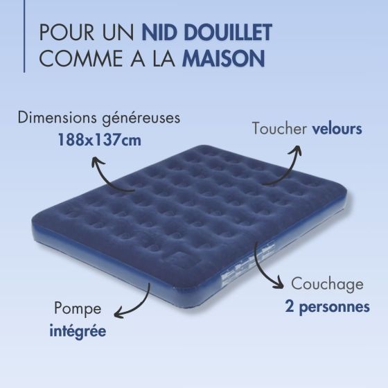 Matelas gonflable 2 personnes