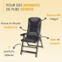Fauteuil camping matelassé