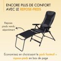 Fauteuil camping matelassé